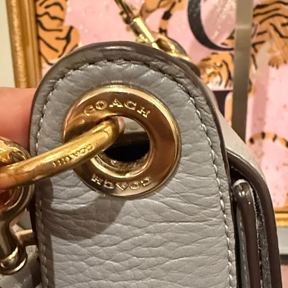 Coach Cleo 17 leather/suede Crossbody Bag